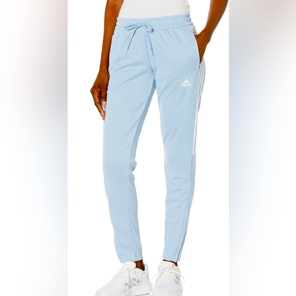 Adidas Women's Light Blue Track Pants - Jogger Fit